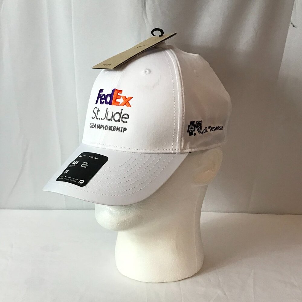 Nike FedEx St. Jude Championship Curved Bill Adjustable Back Sport Cut Hat